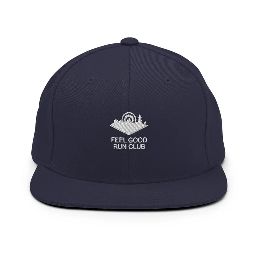 Feel Good Run Club Snapback Cap